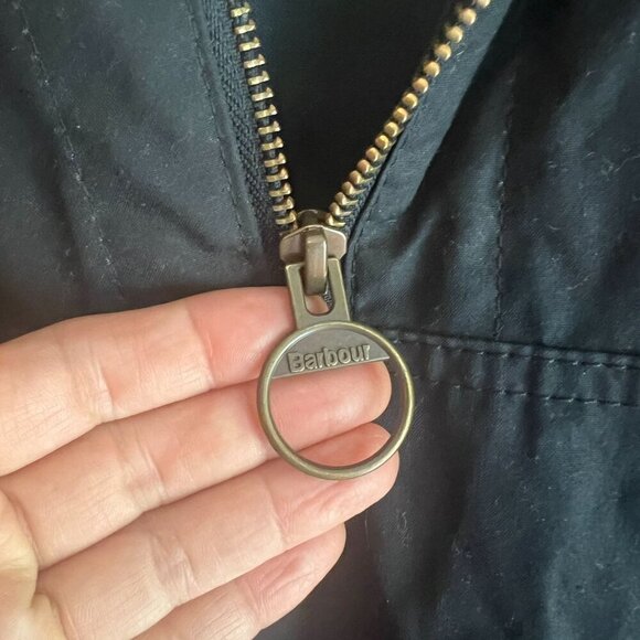 Barbour Men's Waxed Cotton Smock Jacket Size 38EU / Small-Medium Sage Green - Picture 5 of 13